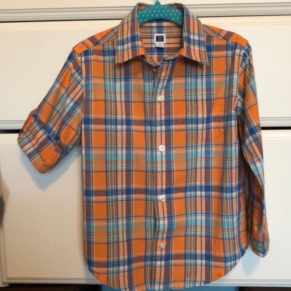 🍁Janie and Jack Button Down Shirt🍁 - Picture 5 of 6